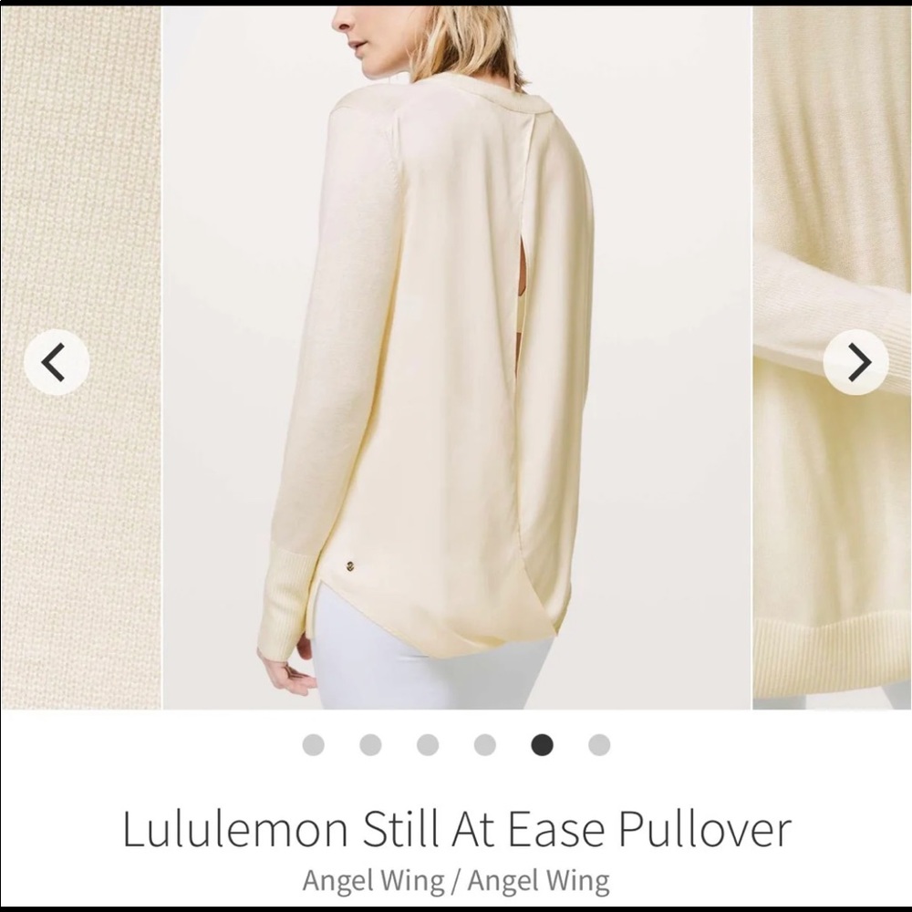 NWT Lululemon Still at ease pullover